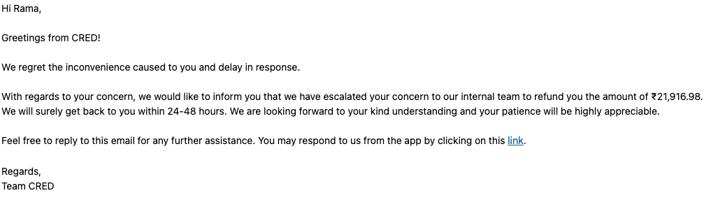 ramidea150's tweet photo. @CRED_club @kunalb11 Do you have any mechanism or intention to refund the money. Its been over 2 months and u still keep on sending the same emails again and again. I have sent you all the necessary information and you guys have same response all the time. You Morons. https://t.co/F1joDgdPe6