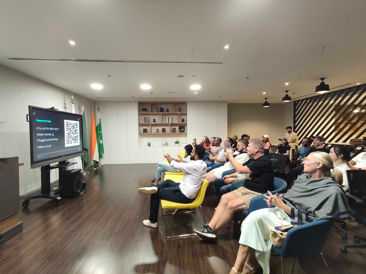 pradeepbv's tweet photo. The web3 community in Dubai is plain awesome. Had an opportunity to showcase @itsobvioustech and got some very good feedback and loads of support.

Greatly reinforced our decision to #buidlthedip and continue to #hodl.

Thanks to Dubai Crypto Coffee Club for facilitating this. 🙏 https://t.co/fEKb8JRxnM