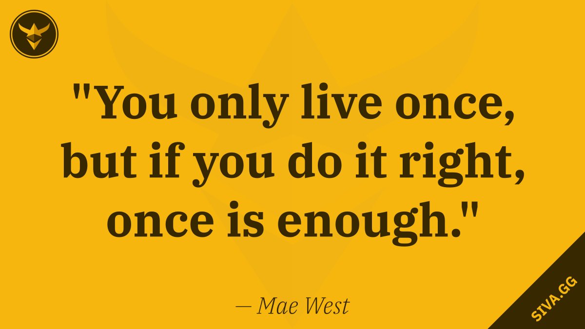 siva_labs's tweet photo. Gm everyone 🙌
Let's do it right!

"You only live once, but if you do it right, once is enough." — Mae West

Let's build the future, together 💪💜 @PoweredByPoly

#QOTD @0xPolygon @discord @thematicman @cryptocrewnfts @Forge21Official @Rabid_DAO @nobankfinance @NeuroPandas https://t.co/RBRcMqIrUE