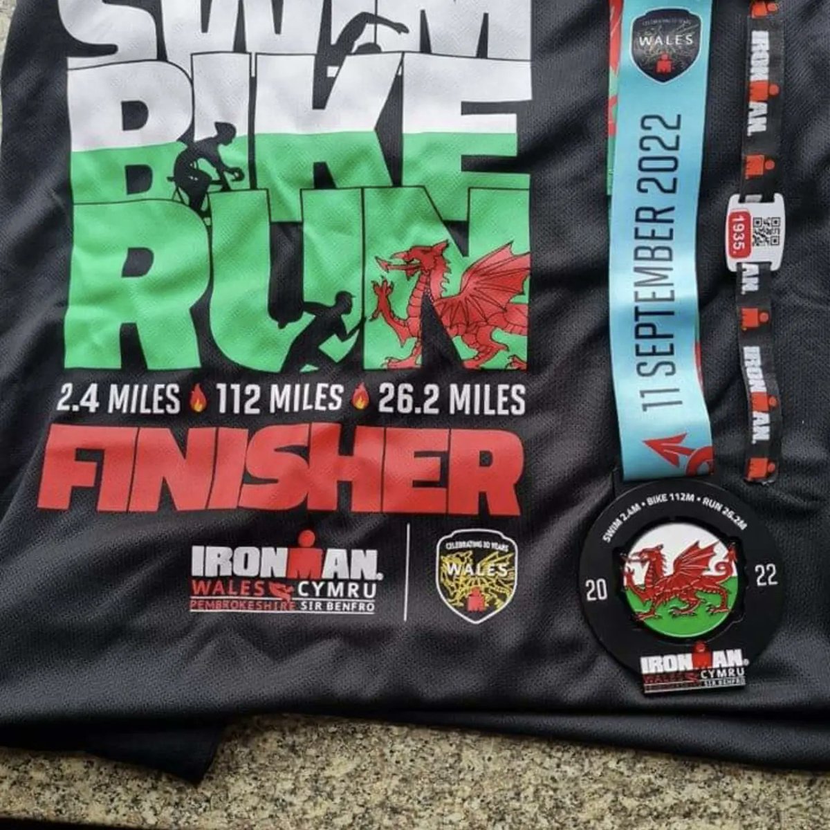 Presenting our very own Ironman. Proving he won't let the minor inconvenience of a stroke 8 months ago get in his way Steve did a truly spectacular job yesterday completing <a href="/IRONMAN_Wales/">Ironman Wales</a> As a club we couldn't be more proud of you and in awe. Now for a well deserved rest.