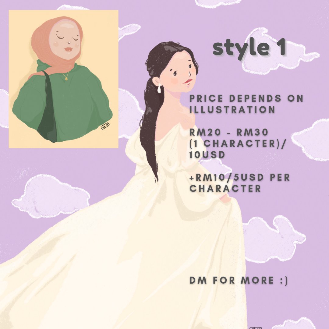 bttrflew's tweet photo. 🦋 OPEN FOR COMMISSION 🦋 

Hi all, ive been trying to gather up my will to continue this living so without further ado, do commission me if you want some cute illustration <3 . This acc is open for commission :) You can see the styles and prices down below . Rt are appreciated https://t.co/0PhCz7wFpA