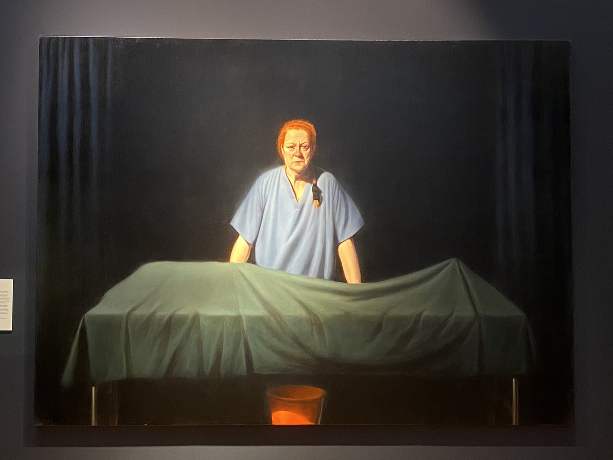 MyNameIsSleepy's tweet photo. I visited the Portrait Gallery in Edinburgh this past weekend and saw this amazing painiting of Sue Black, so decided it was a good time to read this again. It’s a fascinating look at (life and) death. https://t.co/drBa7NCurc