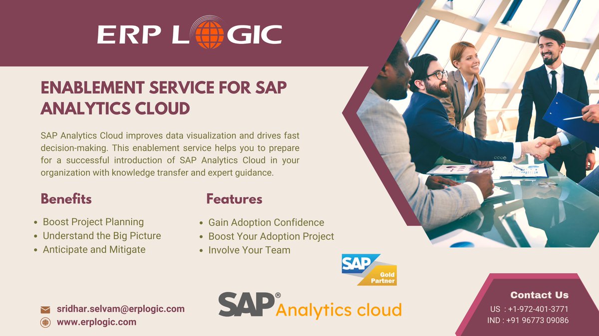 Nobl_Q's tweet photo. SAP Analytics Cloud improves data visualization and drives fast decision-making.
#erplogic #sap #erpcloud #erpsolutions #sapgoldpartner #sapanalyticscloud #analyticscloud #sac #predictiveanalytics #cloud #analytics #businessintelligence #planning #sac https://t.co/prGLFLA9Sj