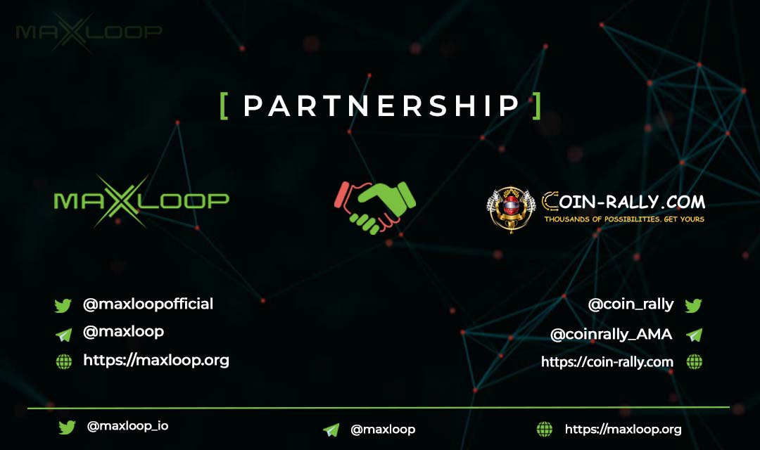 maxloopofficial's tweet photo. Hi, MaxLoop Community!

🥳 MaxLoop is excited to announce our new partnership with @coin_rally
👨‍💻 Coin-rally is a service that offers users detailed data about a huge number of tokens that are updated online. 

🌍Connect with them: https://t.co/rbaK7YVHZh