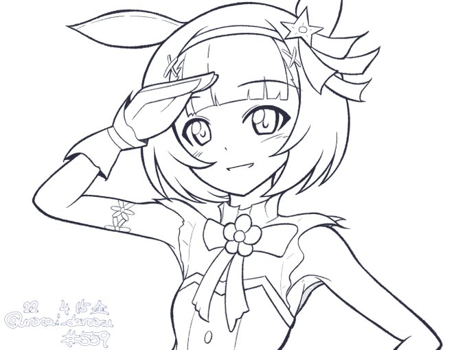 ニシノフラワー。今見ると荒いところはあるけど、こういう仕上げ方もアリだなぁ。 