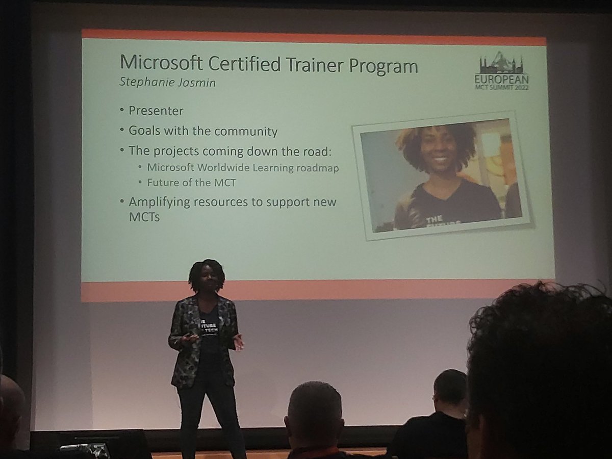 MCTNetworkGroup's tweet photo. A great opening session by @MsStephJasmin, MCT Program Lead at #Microsoft. #MCTSummit #MCTBuzz https://t.co/IMqbuuM9pK
