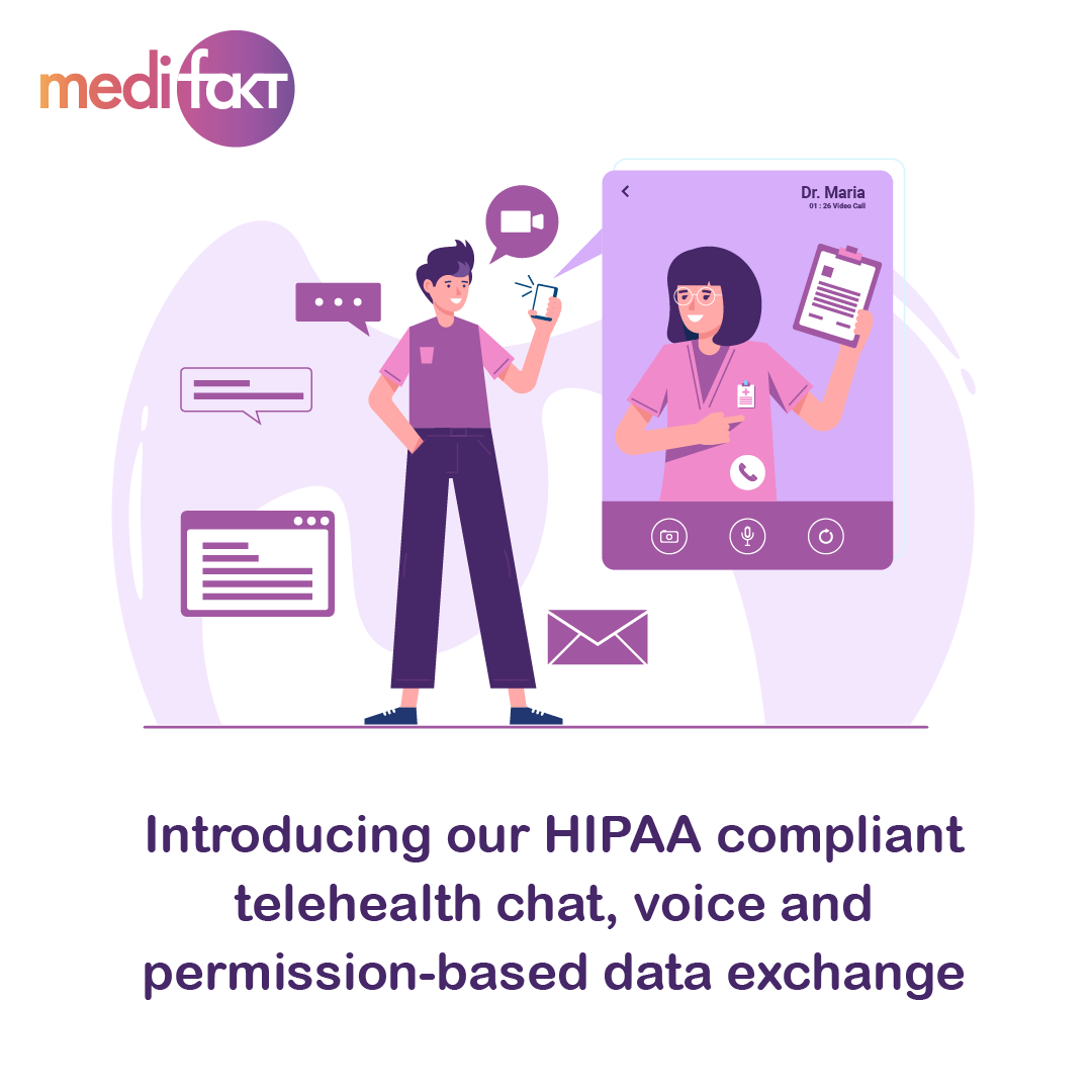 medifakt's tweet photo. #Medifakt: HIPAA-compliant system!
 #HIPAA compliant solution securely enables all modes of #DigitalHealth #Communication. 
Patients have more control over their #Data with #Medifakt.
Know more 👉https://t.co/8WXtNhym3q

#telehealth #Chat #Voice #securitylayer #Blockchain https://t.co/NPPAce1gpG