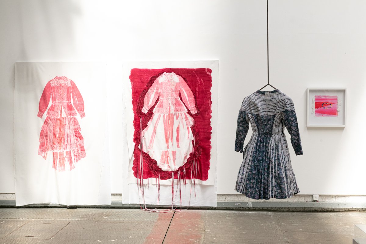 goldie47's tweet photo. My exhibition 'Dresses for Giants' continues today and through to 6pm Saturday 17th September at ACS Margate, 11 - 15 All Saints Industrial Estate, Margate CT9 5TJ,  @Visitmargate @DreamlandMarg @TCMargate https://t.co/uNVQUAlNnK