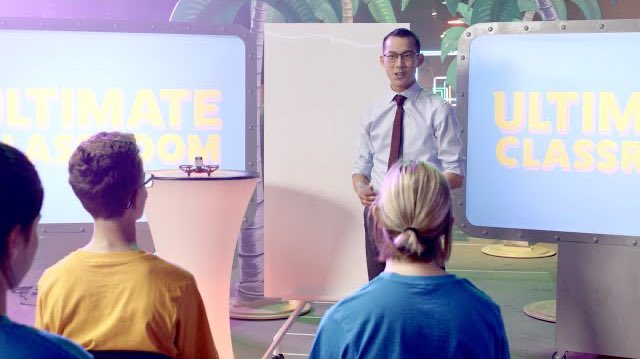 misterwootube's tweet photo. 👨‍🏫 One of my favourite parts of hosting #UltimateClassroom was teaching the teams the STEM principles in each challenge. The full lessons were too long for TV - but you can see them on Wootube! Here’s the first: Flying Drones &amp; Calculating Angles https://t.co/4GWEFicnuc https://t.co/prAvfYfp0Y