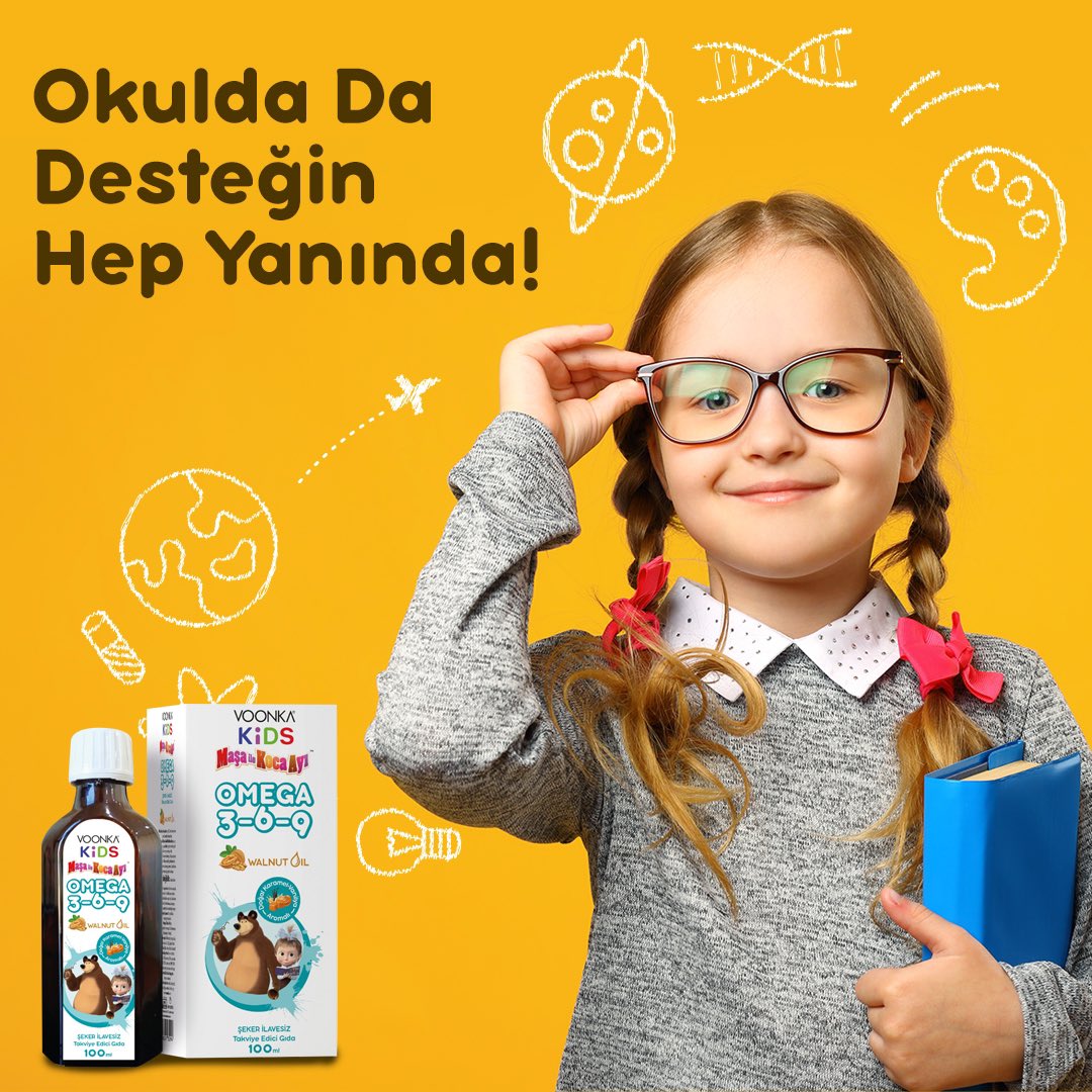 2022 – 2023 eğitim öğretim yılının ilk günü bugün! Tüm öğrencilere sağlıklı ve başarı dolu bir eğitim yılı diliyoruz.

Okulda da Voonka Kids Maşa ve Koca Ayı Omega 3-6-9 içeriğindeki ceviz yağı ile hep yanında!

#Voonka #VoonkaKids #KendisiMinikDesteğiKocaman #bağışıklık #omega