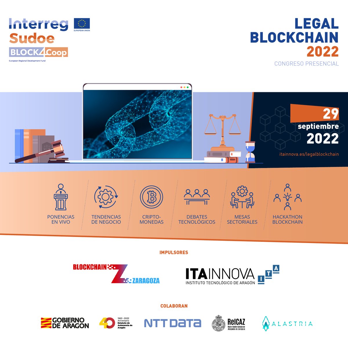perezvillaj's tweet photo. Thanks to @barrat_serisha for being part of #LegalBlockchain2022. We are honored to have you join us in this initiative. Looking forward to hearing from you on 29 September. And thanks to @EstherBorao, @cmillan73, @Rmonton @ITAINNOVA  for making this possible.#blockchain https://t.co/RVsYJNlJBj