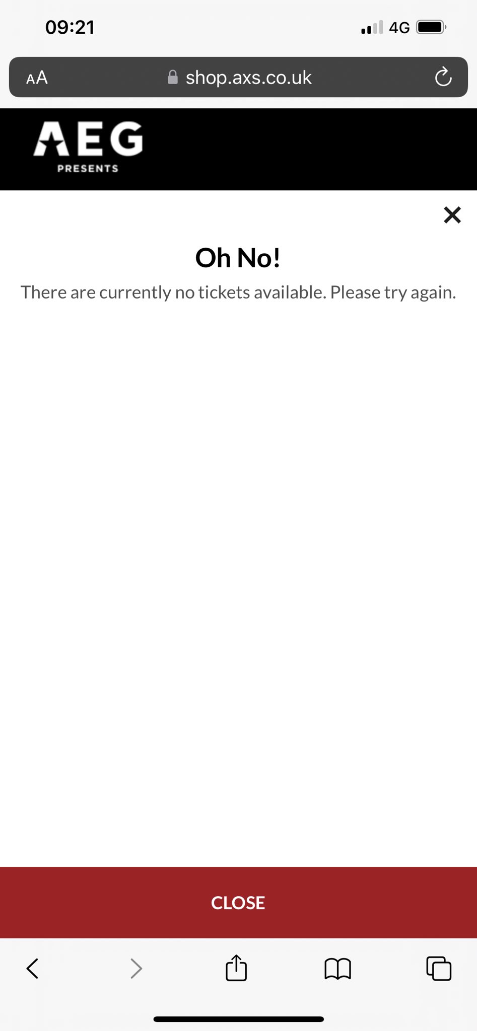 Craig Holland on Twitter "15 minutes in a queue on AXS_UK for Luke