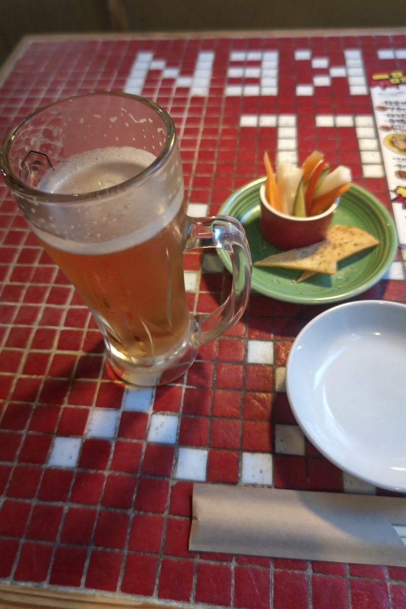 BirdwingT's tweet photo. ぼっち反省会2次回🍺🐔
お通し変わった☺️
#FJFC https://t.co/Mn8gHcrqiv