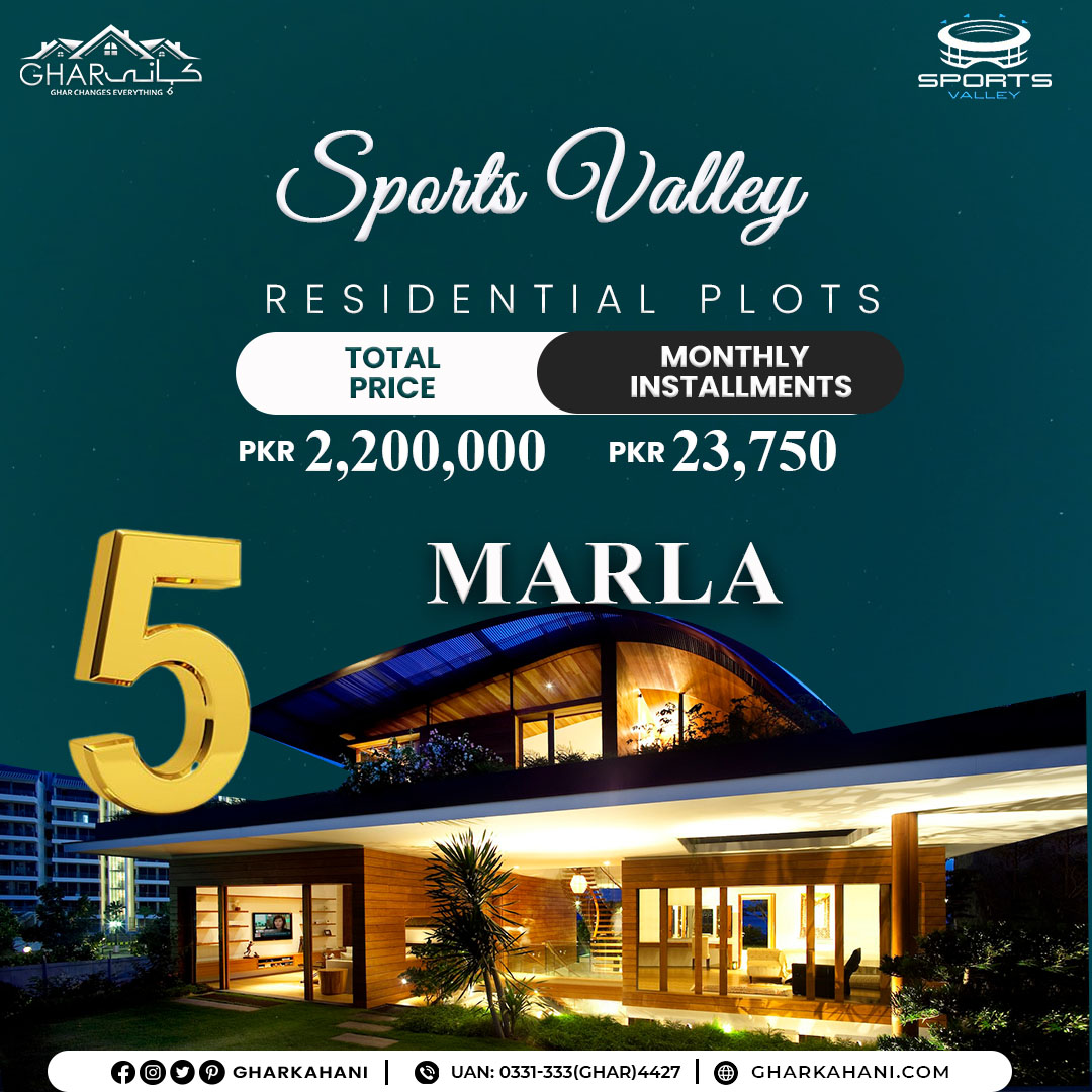 GharKahani1's tweet photo. Blue World City Sports Valley Block Provides best living experience to its residence . Book Your 5 Marla Plot on easy Installment Plan and become the part of best housing scheme in Islamabad. For More Information
📞 Call/WhatsApp: 0331-3334427
#blueworldcity #SportsValleyBlock https://t.co/KhI64XFCT9