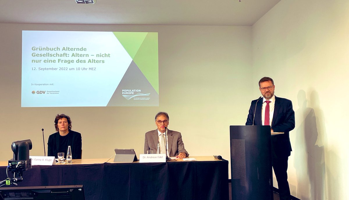 Die Woche startet mit einer spannenden Veranstaltung von <a href="/gdv_de/">GDV</a> und <a href="/PopulationEU/">Population Europe</a>: Altern nicht nur eine Frage des Alters. Neue Perspektiven auf ein längeres Leben. Die Herausforderungen des #demografischenWandels dürfen nicht aus dem Blick geraten <a href="/peterschwark/">Dr. Peter Schwark</a> <a href="/ddn_netzwerk/">Das Demographie Netzwerk e.V. (ddn)</a>