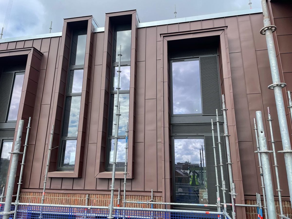 Congratulations to <a href="/Copper_zinc/">Just Hard Metals</a> for winning last month`s social media prize for Renshaw Hall by <a href="/fcharchitects/">FalconerChesterHall</a> using #Pigmento red on a #FACADE