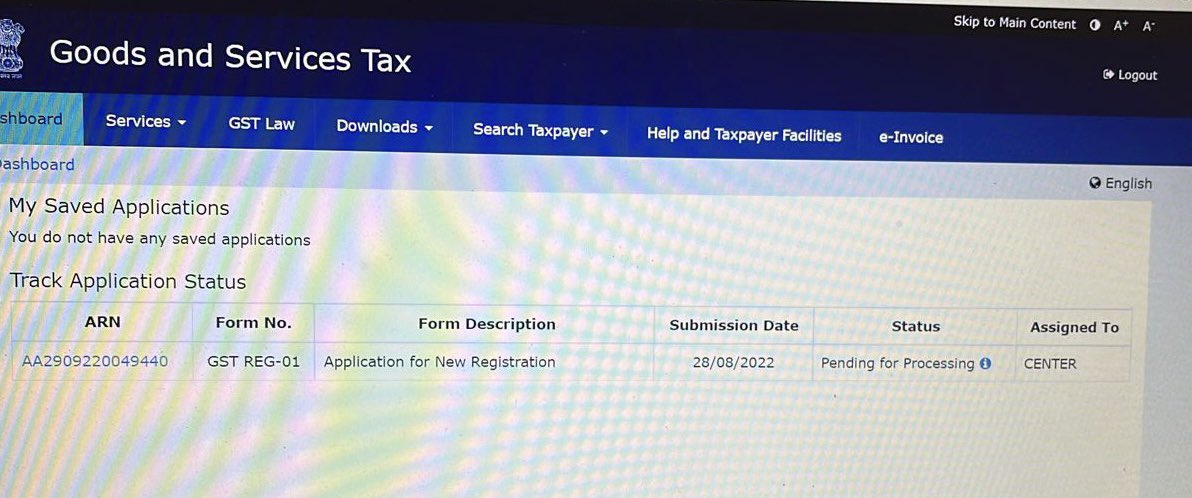 Mentor_CAJuhi's tweet photo. @cbic_india
Please let me know till when can I expect GST number will be issued
#gst #newregistration #gsthelpdesk #cbic https://t.co/gYTM2oswve