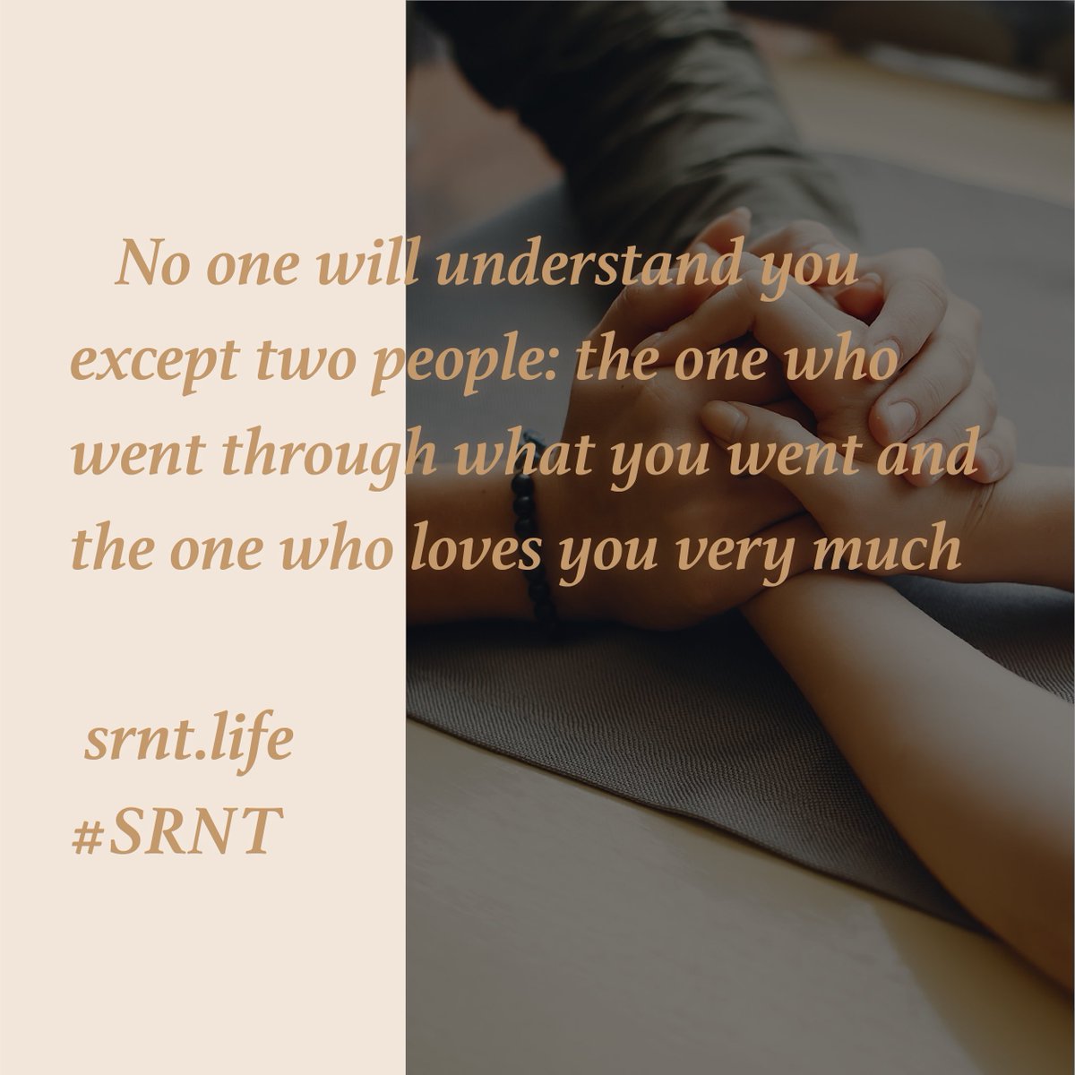 SRNT_life's tweet photo. No one will understand you except two people: the one who went through what you went and the one who loves you very much❤️

https://t.co/Fn9RpjrnmL

#SRNT #SRNTlife #Serenity #help #helpnearby #helpapp #volunteers #funds #charity #people #society #stopviolence https://t.co/zo7qsKO36K