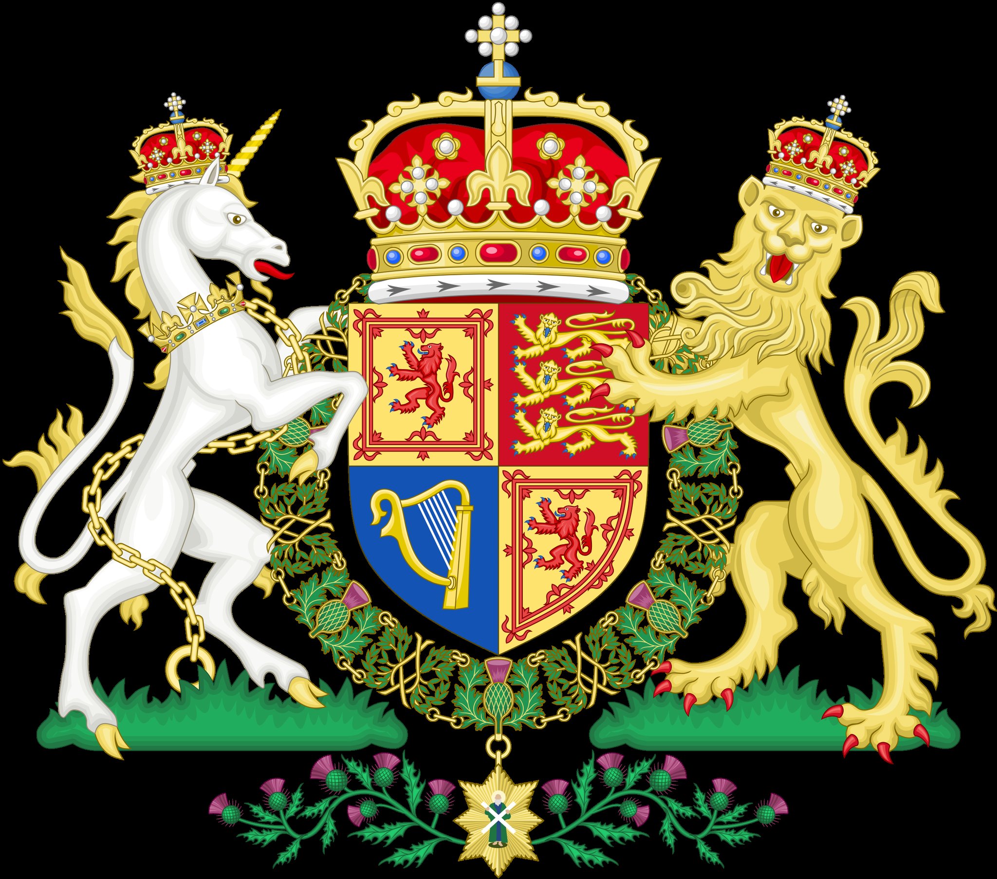 Королевский герб Великобритании