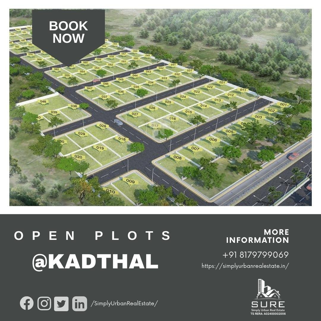 simplyurbanre's tweet photo. π π£ New Listing #OpenPlotsAtKadthal In a #DTCPapproved #GatedCommunityProject* At #Kadthal #OpenLandsAtKadthal #InvestmentLandsAtKadthal #LandsForSaleAtKadthal
π#SimplyUrbanRealEstate
π²+918179799069
πhttps://t.co/daNIr6iEDx
#InvestmentInProperty
#realestateagent #realestate https://t.co/uGu3gzTUXE