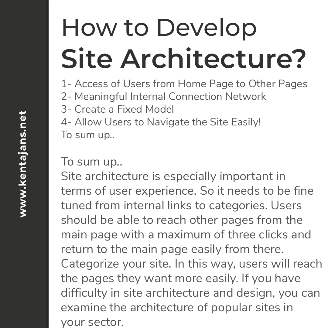 KentSeoAjans's tweet image. How to Develop Site Architecture?
#Webdesign
#sitearchitecture
#internallink
#backlink
#externallink
#ux
#ui
#digitalmedia
#digitalmarketing
#webdesignagency