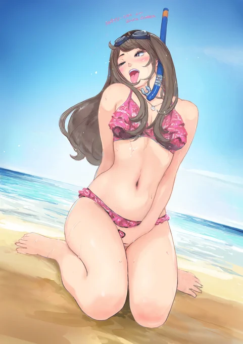 真悠さんビーチビキニ2022夏 #快感チェンジ #真悠 #ビキニ #砂浜 https://t.co/TNDW96a7yK 