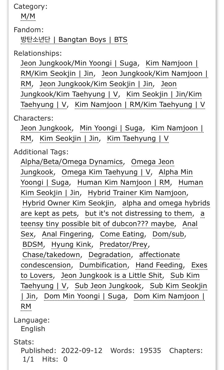 sweetsubkoo's tweet image. I finally reformatted that filthy yoonkook smut/tender namjin feelings threadfic I wrote forever ago for AO3!! Here u go pls enjoy. Link in next tweet