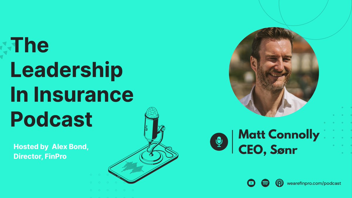 Talking all things insurtech innovation on the podcast today with Matt Connolly, CEO of <a href="/Sonr_Global/">Sønr</a> 

🎧 wearefinpro.com/finpro-podcast…