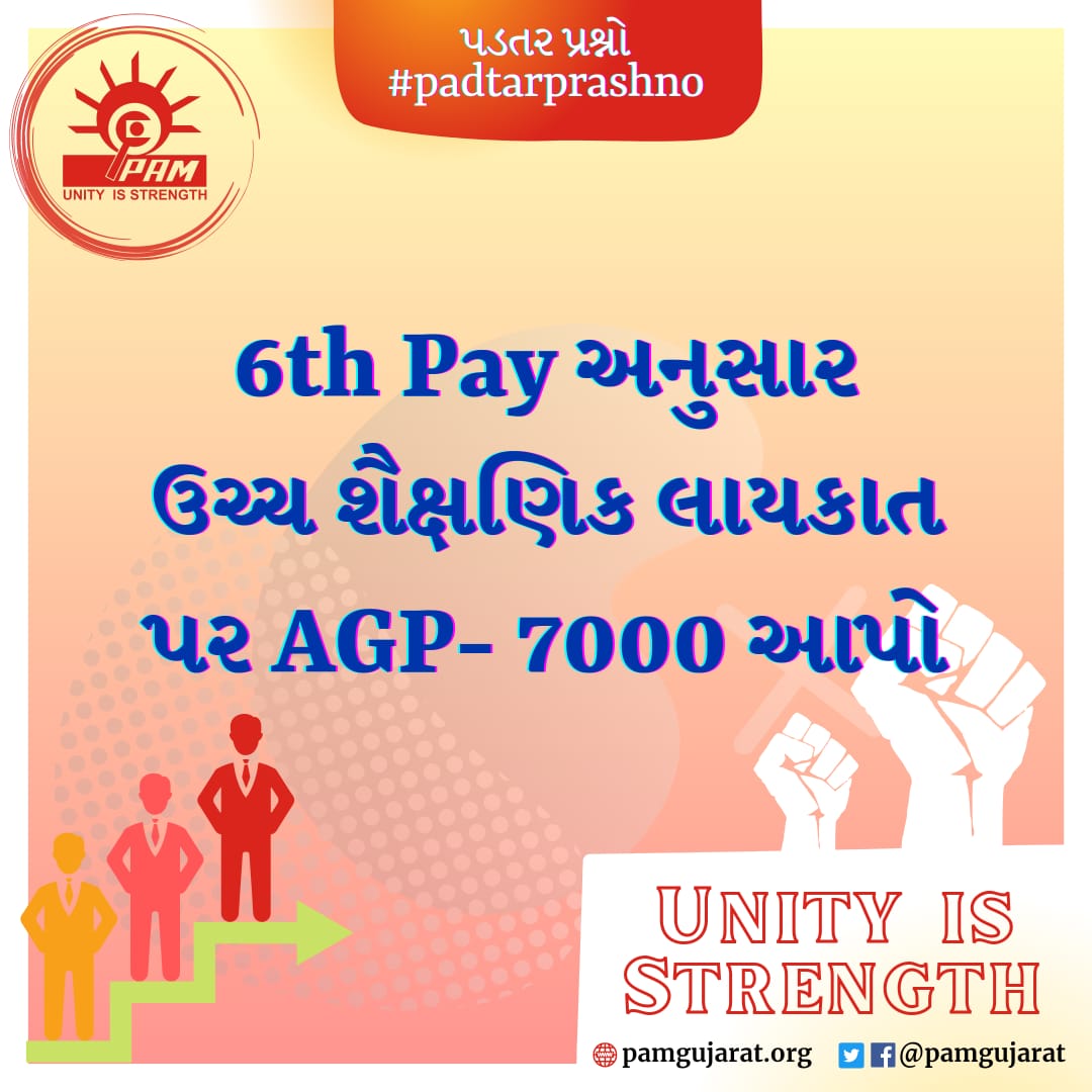 pamgujarat's tweet photo. #padtarprashno
વહીવટી ગૂંચવાડા ઊભા કરતા સરકારના અધિકારીને દંડો
@timesofindia @navgujaratsamay @ZeeNews @AAPNewsIndia @INCIndia @Nitinbhai_Patel @CRPaatil @NavbharatTimes @PatilOffice @JPNadda @IndianExpress @IndiaNews_itv @dpradhanbjp @AHindinews @RajCMO @ashokgehlot51 https://t.co/NeWDc4vHnI