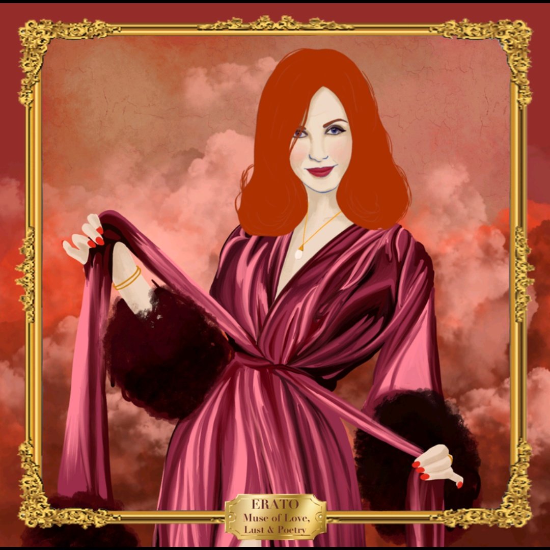 TheMusesAreReal's tweet photo. GM ✨ I heard yesterday that "creativity is your heart singing" and I thought that Erato, the Muse of Love, would strongly agree ❤️ #NFTCommunity https://t.co/uqEn6C6IN9