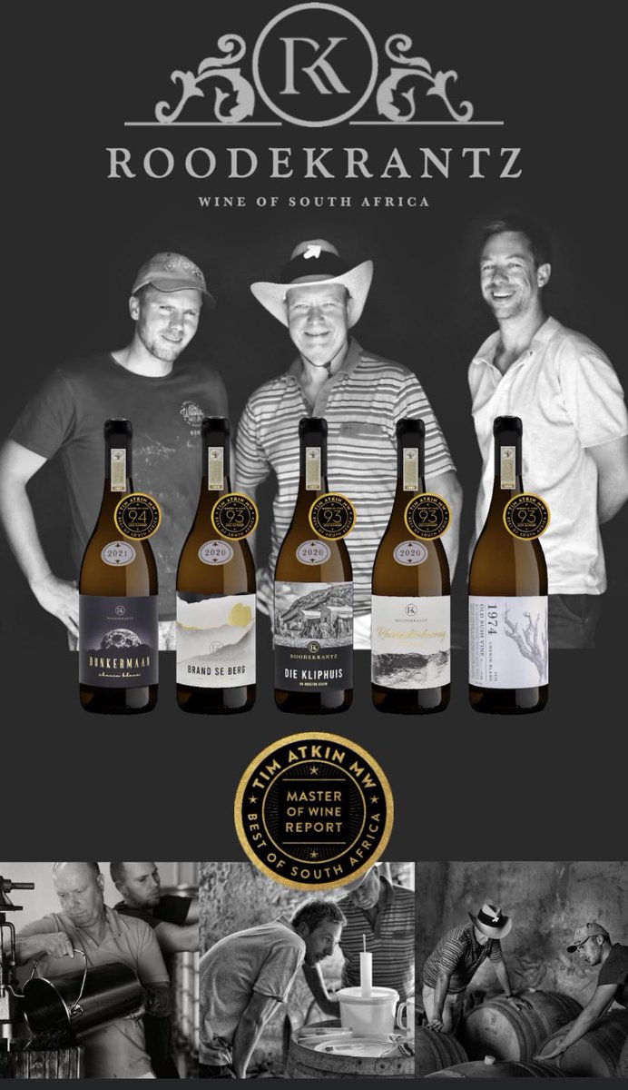 Congratulations to Roodekrantz on their terrific scores in the <a href="/timatkin/">Tim Atkin</a> SA report. These are some of the finest old vine Chenin Blancs we have tasted. Watch out for a special offer on these wines. <a href="/WOSA_UK/">WinesofSouthAfricaUK</a> Coming soon! #chenin