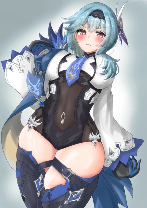 なんだこのエッな格好!!
テイワットの教えはどうなってんだ教えは...!!

#原神
#GenshinImpact
#エウルア 