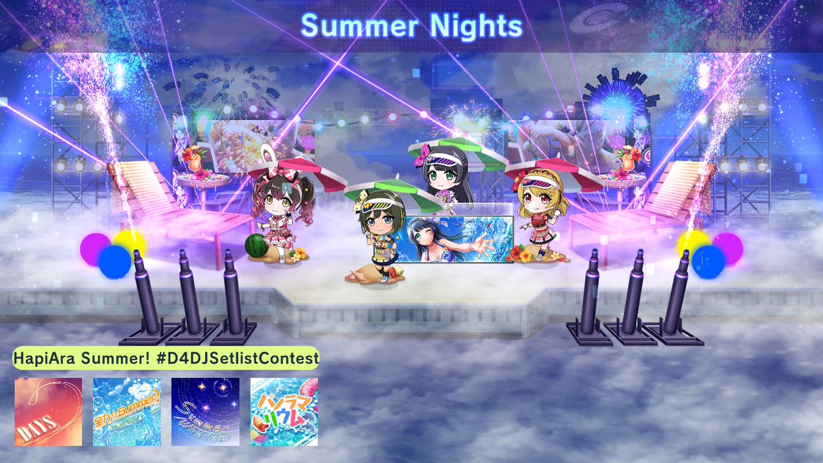 ramram117's tweet photo. Let's connect with Groovy Mix!
Let's go play at 
DJ"Atreyu25"s "Summer Nights"!
#D4DJClubContest is underway!
Diggler's "Likes" will determine the Grand Prix!
URL to this club!D4DJ GroovyMix ⇒ https://t.co/PxwlSIS7V7
👤1bvNcC3z https://t.co/6Oi2qfNfH3