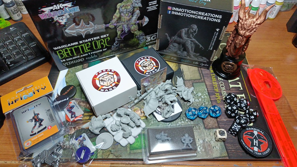 El botín de las #FreakWars de este año! Mejor evento que nunca, lleno de buena gente, eventos y diversión! 
Pienso volver el año que viene? Pues claro