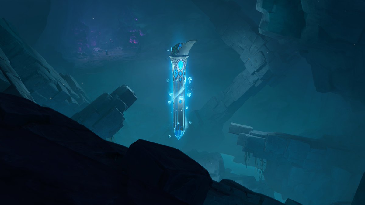 euphemians's tweet photo. outside of their appearance, we can recognize traces of the unknown god due to their signature use of dark cube-like attacks — specifically when they capture things in place.

what if they captured (the essence of) the remaining seven sovereigns and they now exist as hypostases? https://t.co/v7Tv8cZ8O9