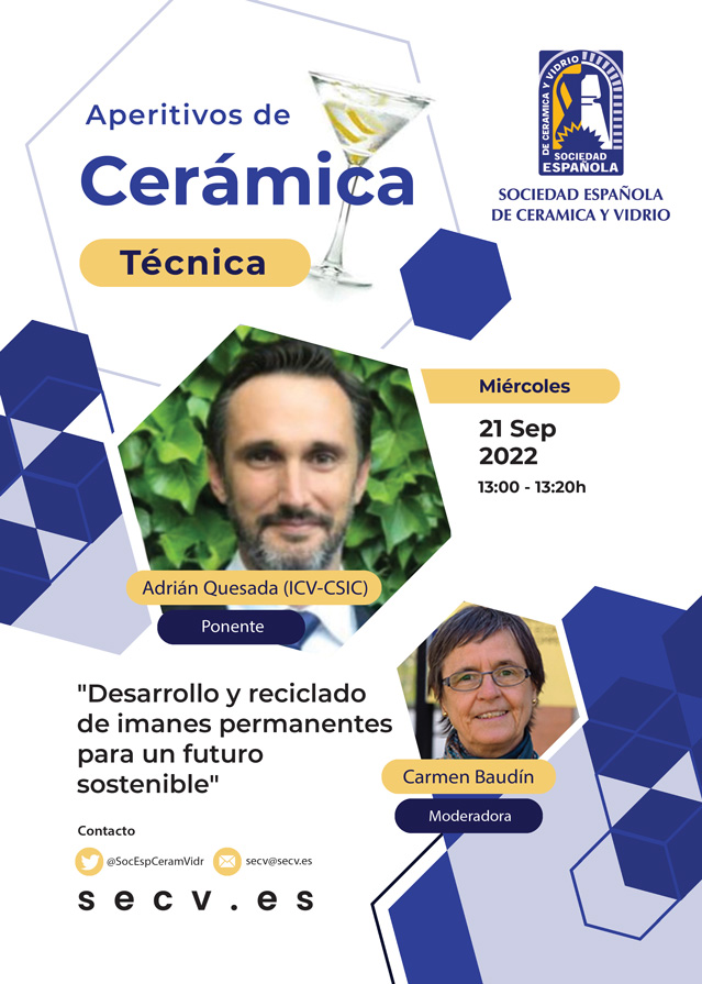 Sociedad Española de Cerámica y Vidrio (SECV) tweet media