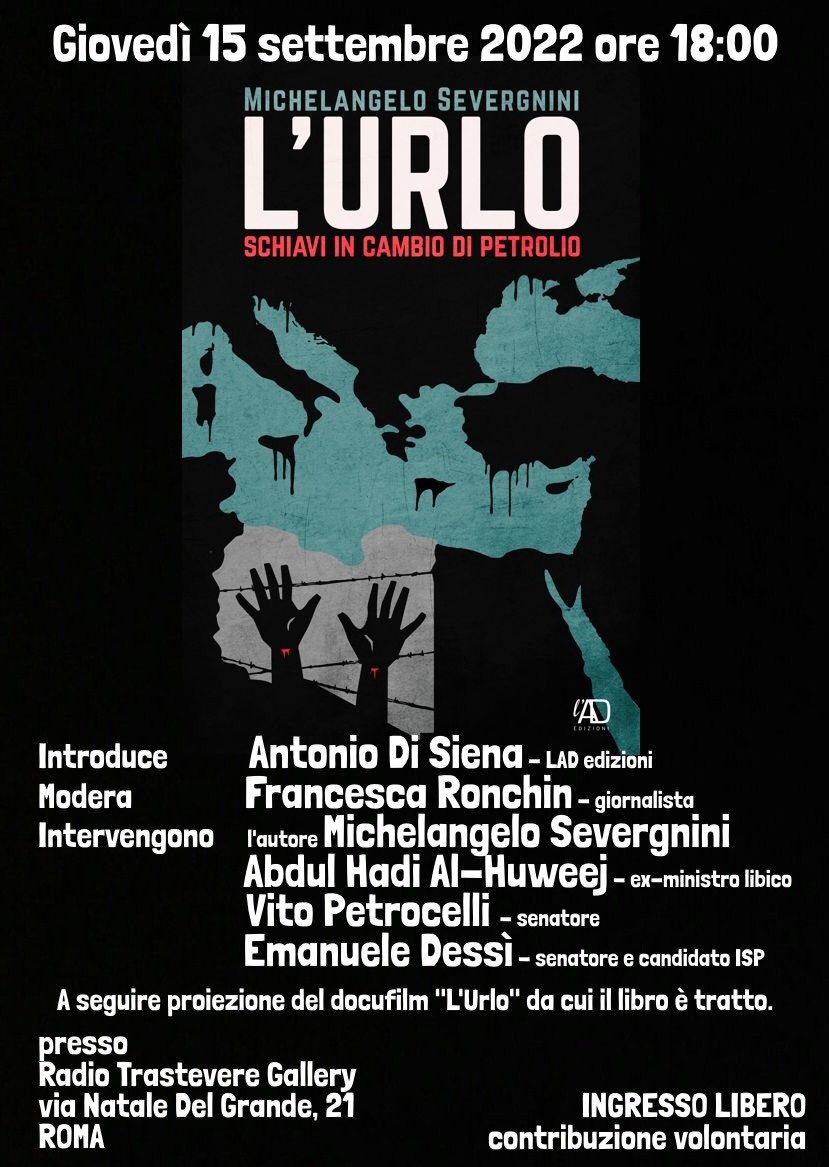 vitopetrocelli's tweet photo. Libia: schiavi in cambio di petrolio. Dove l’Italia ha sbagliato e quando ha finto di non vedere https://t.co/mvcCFh96z1