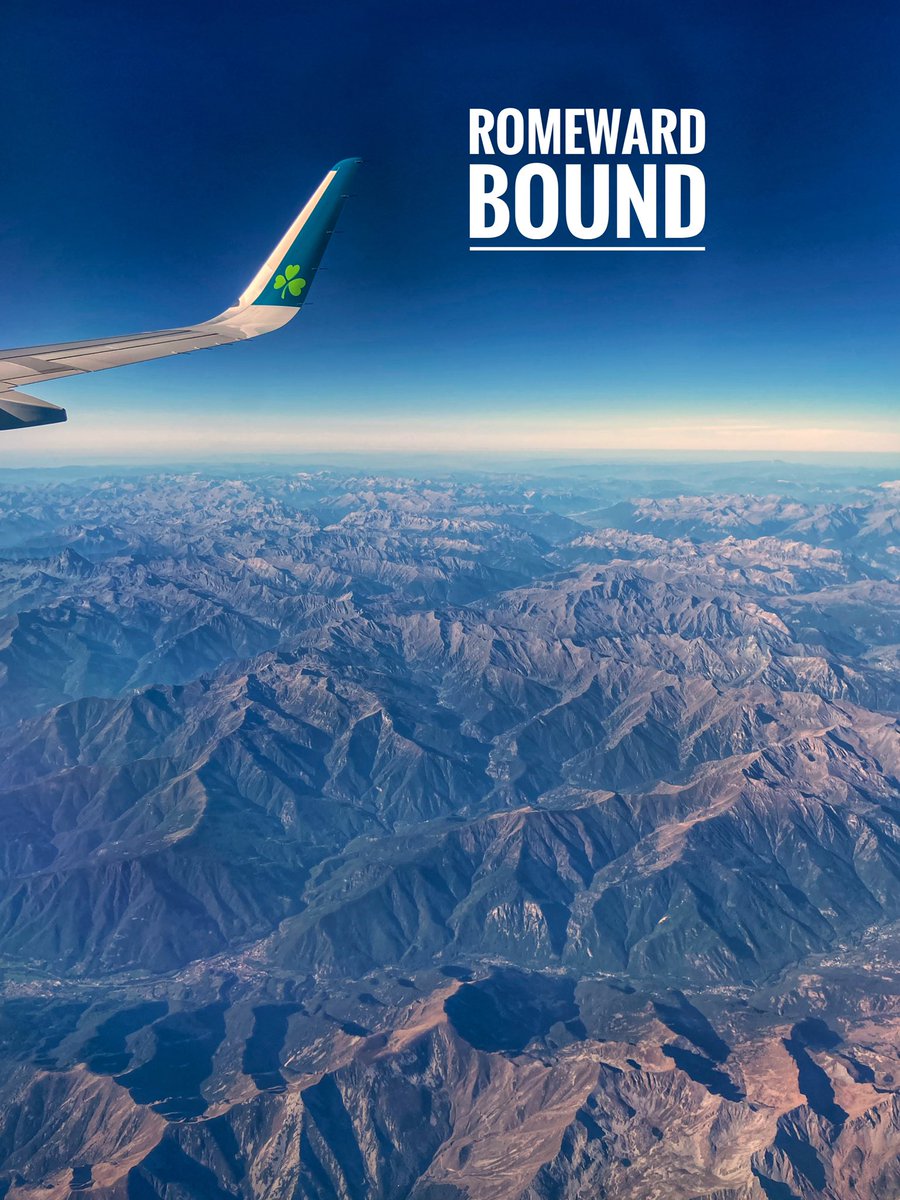 KerrAisling's tweet photo. Not a bad way to start our first trip to Rome ✈️🇮🇹 @AerLingus @DublinAirport https://t.co/GoQng9ygct