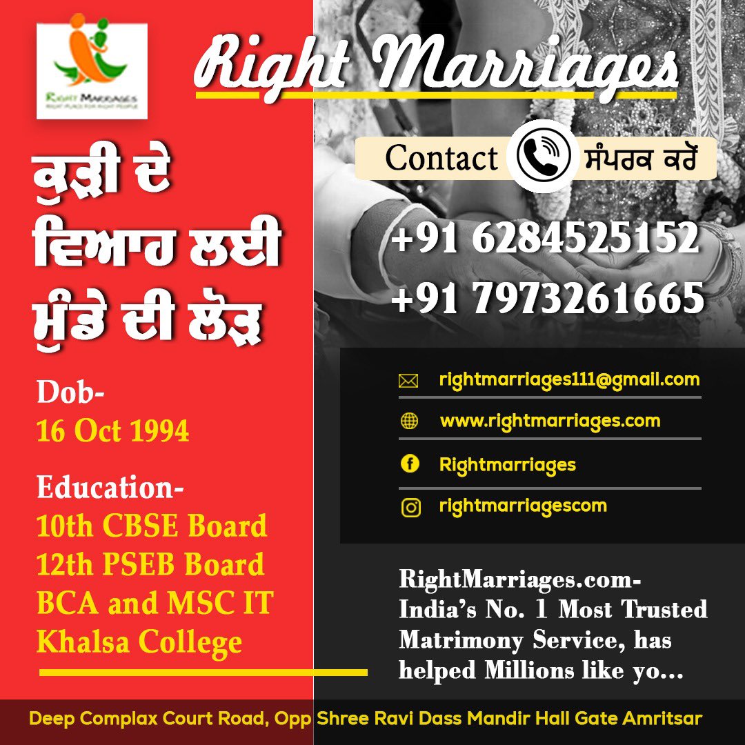 rightmarriages's tweet photo. Millions have found their perfect match through https://t.co/Fpsvfnfp1G, you can too.  Register now for free! 💖💘
Verified Profiles ✅
Manual Screening 💯
Strict Privacy Controls 🔒
#rightmarriages #marryme #marriage #marriedlife #married #marriagegoals #marriageadvice https://t.co/BJZE1g1koo
