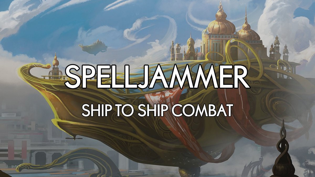 Spelljammer has come to D&amp;D 5e - but there are no mechanics for ship to ship combat? 

Let's do something about that, shall we?

tinyurl.com/y86u6zan

#Spelljammer #dnd5e #dnd