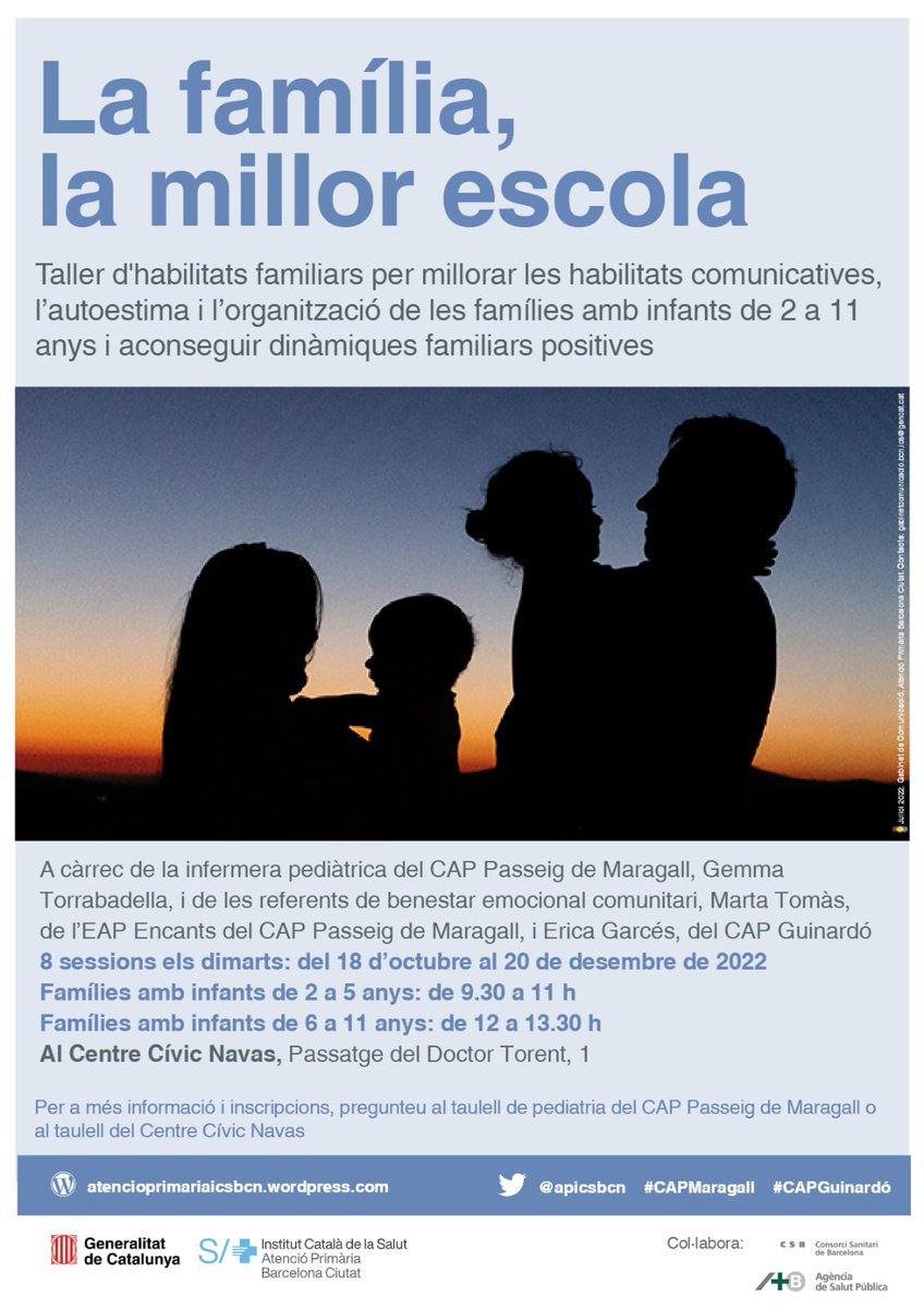 Pla Comunitari Navas (@pdcnavas) on Twitter photo Famílies!! Salut comunitària al <a href="/NavasCC/">CC Navas</a> amb @apicsbcn ! <a href="/AFAOctavioPaz/">AFA Octavio Paz</a> <a href="/emilijuncadella/">Escola Emili Juncadella</a> <a href="/PatufetsNavas/">AmpaPatufetsdeNavas</a> <a href="/BalmanyaAmpa/">ampaBalmanya</a> Famílies!! Salut comunitària al <a href="/NavasCC/">CC Navas</a> amb @apicsbcn ! <a href="/AFAOctavioPaz/">AFA Octavio Paz</a> <a href="/emilijuncadella/">Escola Emili Juncadella</a> <a href="/PatufetsNavas/">AmpaPatufetsdeNavas</a> <a href="/BalmanyaAmpa/">ampaBalmanya</a>