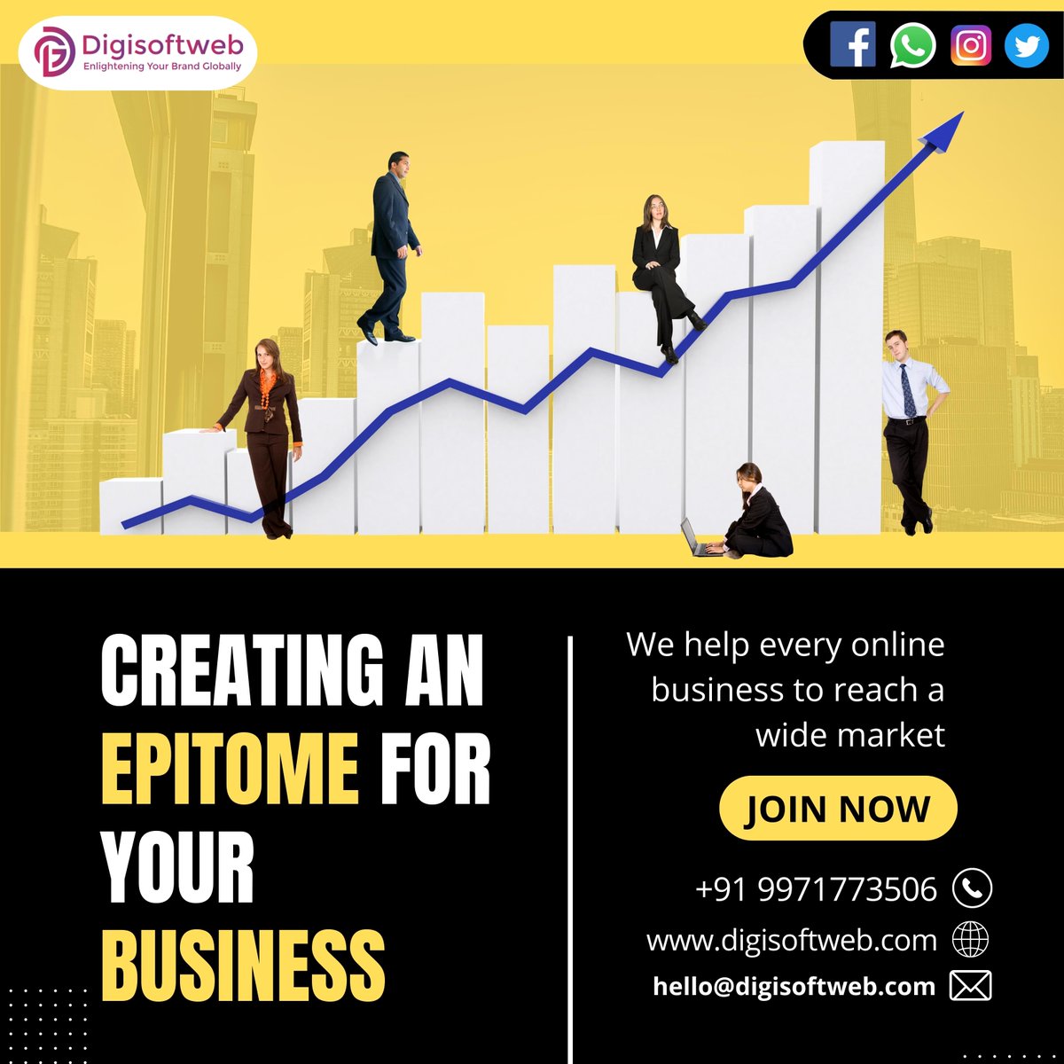 digisoftwebtech's tweet photo. Creating an Epitome for Your #Business
We @digisoftwebtech aim To Help Your Business Flourish and Reach Its Peak with the Digital Platform.
Connect with us to know more
📞: +91 9971773506
🌏 https://t.co/bqNifzvV9v
#advertising #smallbusiness  #onlinegrowth #branding #india #uk https://t.co/hG7JlktVAQ