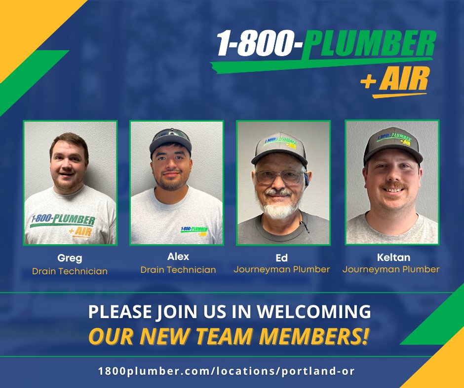1800PlumberPNw's tweet photo. Our team is growing!
#Team #teamwork #welcometotheteam #plumbing #plumbingservices #1800Plumber #savethewater #plumberofinstagram #plumbingpacificnw #waterheaters #drainclogs #waterremains #earthsnaturalresource #learnwith1800plumber #savemoneysavewater https://t.co/PnDtUqgzuA