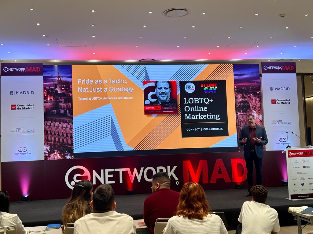 Thanks @Gnetwork360 #GNetwork360 #G360Mad for the opportunity to present and to be a part of this amazing inaugural event in Madrid! @ILoveGayMadrid @PinkMediaLGBT @LGBTBrandVoice @gmaps360 @nogueragustavo