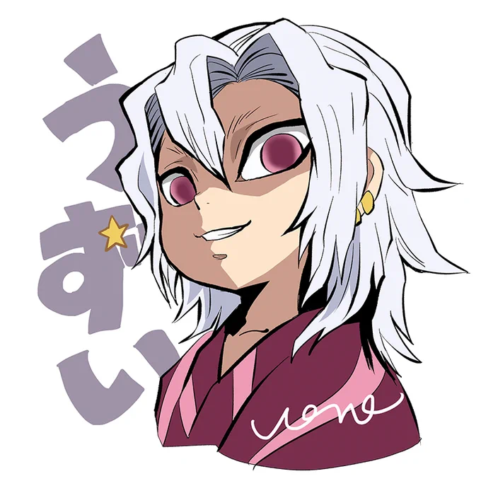 新しい手癖描きアイコンのさんです。デフォルメと言えば…。るかぷのさん着流しver出ないかな～もしかしてU郭編のカマボコちゃん達が出るとしたらワンチャンありか 