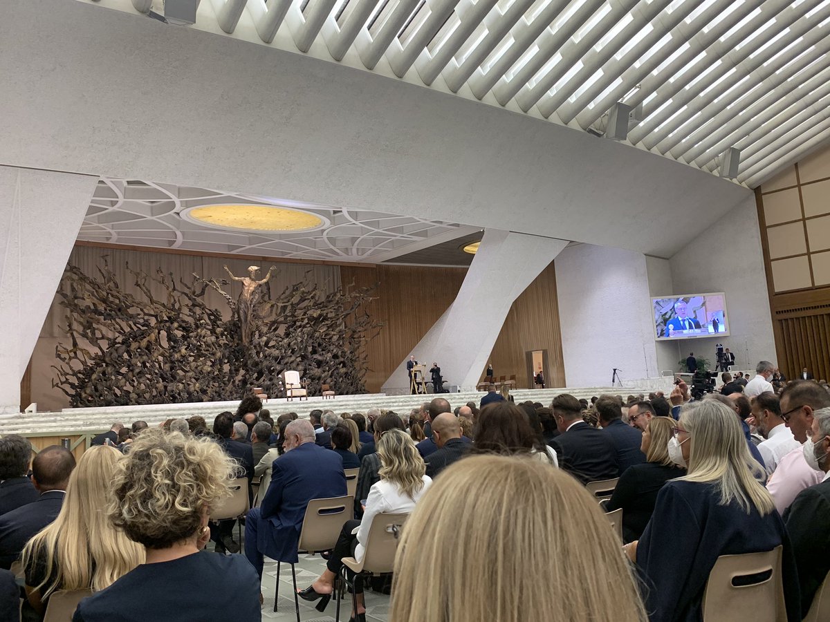 Marica_Nobile's tweet photo. "Il lavoro è il primo patrimonio di una società "dice @CarloBonomi_ all'assemblea di @Confindustria citando @Pontifex_it #Confindustria2022 https://t.co/fhDOwgascC