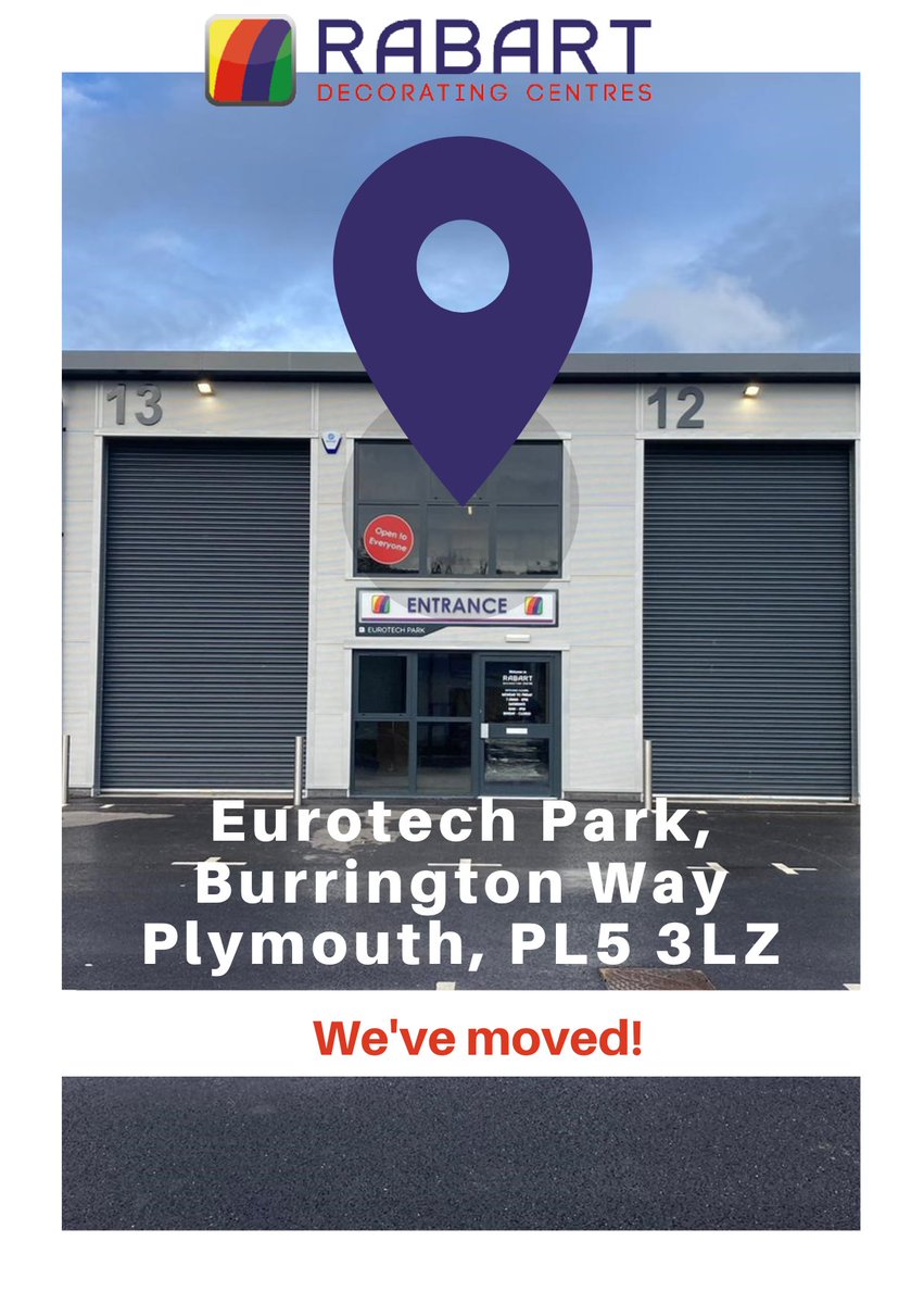 Our new store in Plymouth is now open, visit us Unit 12 to 14 Eurotech Park, Plymouth, PL5 3LZ - Our largest store yet!