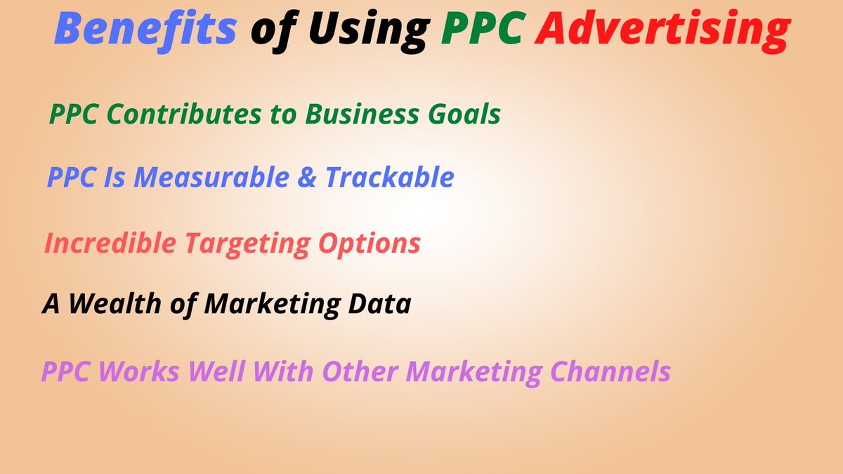 Benefits of Using #PPC #Advertising