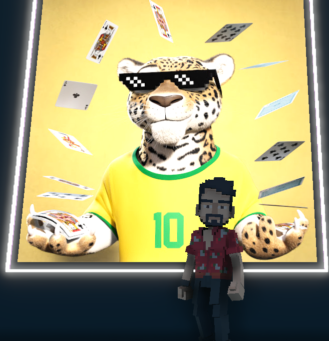 ryderdaxton1's tweet photo. @TheSandboxGame @jagfriends_nft I just finished my quest on @jagfriends_nft experience on the #sandboxalphaS3 for a chance to win a Season 3 Alpha Pass! Here I am in Legendaries Room, check out my screenshot!

#jaguarfriends https://t.co/1cDDmYx1pV