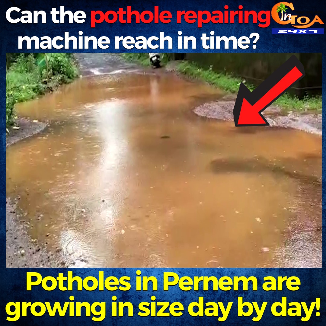 InGoa24x7's tweet image. Can the pothole repairing machine reach in time? Potholes in Pernem are growing in size day by day!
WATCH : youtu.be/8psKtCOk3ss

#pothole #repairmachine #pernem #pwd #goa #goanews